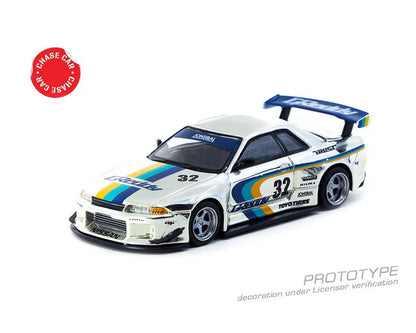T64G-061-GDY Tarmac Works × Mijo 1:64 Nissan SKYLINE GT-R R32 WIDEBODY JONSIBAL DESIGNWORKS GREDDY LIMITED EDITION