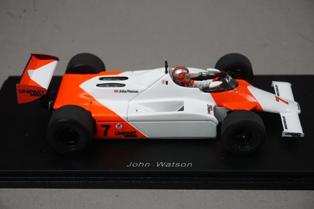 1:43 Spark S4300 McLaren MP4-1 British GP Winner 1981 #7 J. Watson