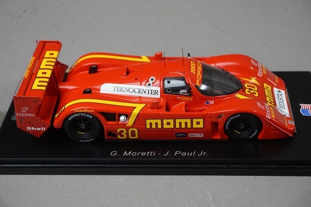 1:43 SPARK US104 Porsche 962C Road America 2H 1992 #30 model car