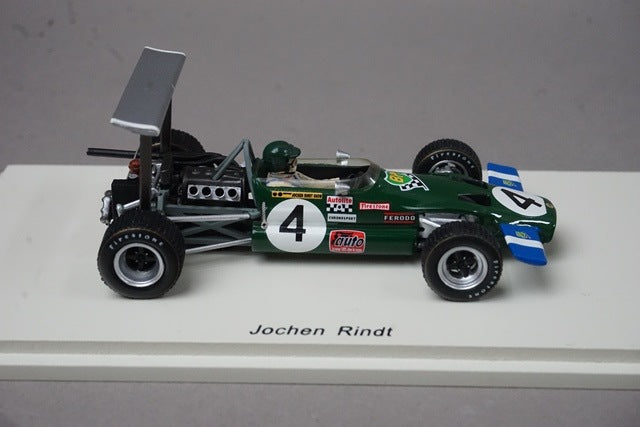 1:43 SPARK S4276 Lotus 59 F2 Pau Grand Prix Winner 1969 #4 J. Rindt model car