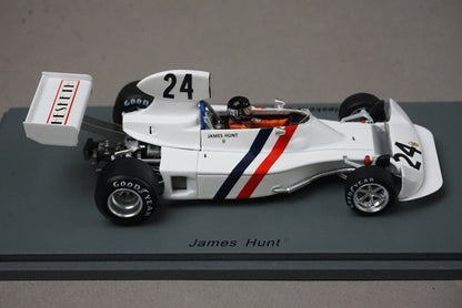 1:43 SPARK S2241 Hesketh 308 Swedish GP 3rd 1974 #24 J.Hunt model car