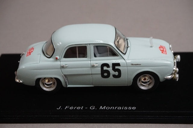 1:43 Spark S5207 Renault Dauphin Monte Carlo Rally Winner 1958 #65 J. Ferret model car