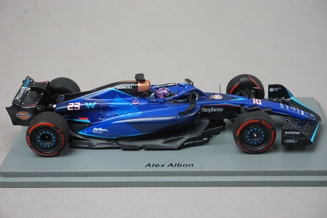 1:43 Spark S8586 Williams Racing FW45 Bahrain GP 10th 2023 #23 A. Albon