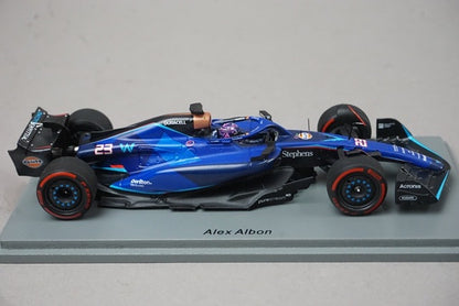 1:43 Spark S8586 Williams Racing FW45 Bahrain GP 10th 2023 #23 A. Albon