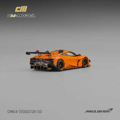 [ Pre-order ] CM64-720SGT3X-03 CM-Model 1:64 McLaren 720S GT3X Papaya Orange