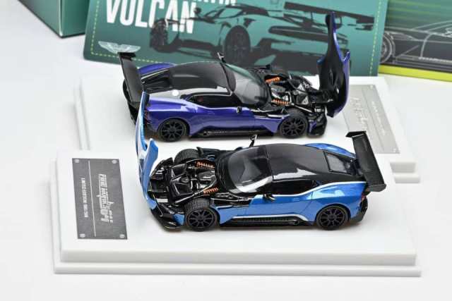 [ Pre-order ] Fine Works 1:64 Aston Martin Vulcan Purpley Blue