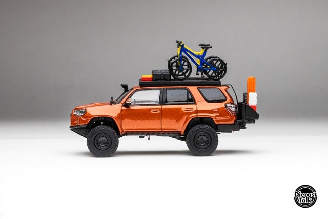 [ Pre-order ] DTG0018-OR GCD Gaincorp Products 1:64 Toyota 4Runner Widebody Overland Inferno Orange (clean)