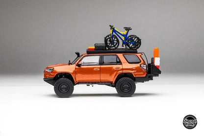 [ Pre-order ] DTG0018-OR GCD Gaincorp Products 1:64 Toyota 4Runner Widebody Overland Inferno Orange (clean)