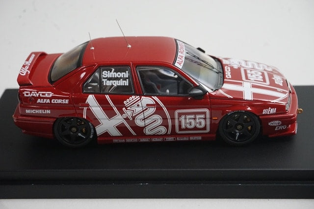 1:43 HPI 8126 Alfa Romeo 155 TS Silverstone BTCC Presentation 1994 #155