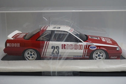 1:18 ignition model IG1725 RICOH Nissan Skyline WTC 1987 #23 with Kazuyoshi Hoshino figure