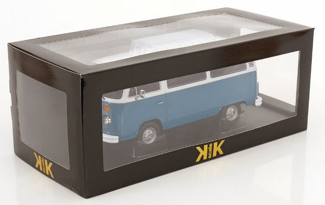 [ Pre-order ] KKDC181362 KK scale 1:18 Volkswagen VW Bus T2b 1972 Blue/White
