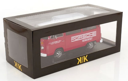 [ Pre-order ] KKDC181364F KK scale 1:18 Volkswagen VW Bus T2b 1972 Porsche Racing Service Fuchs-Rims