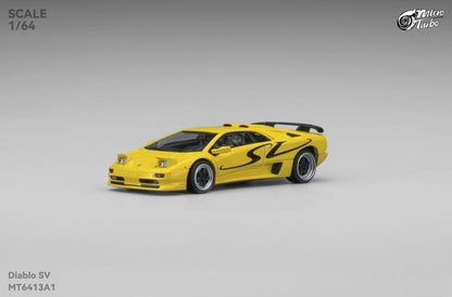 [ Pre-order ] MT6413A1 Micro Turbo 1:64 Lamborghini Diablo SV Metallic Yellow