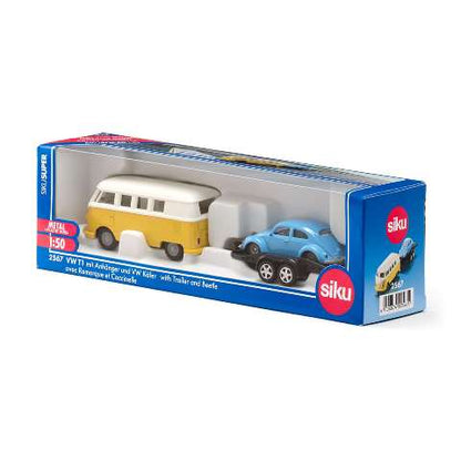 SK2567 SIKU Volkswagen VW T1 Trailer for Beetle Loading
