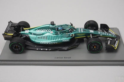 1:43 Spark S8532 Aston Martin AMR22 Aramco Cognizant F1 Team Emilia Romagna GP 2022 #18 L. Stroll