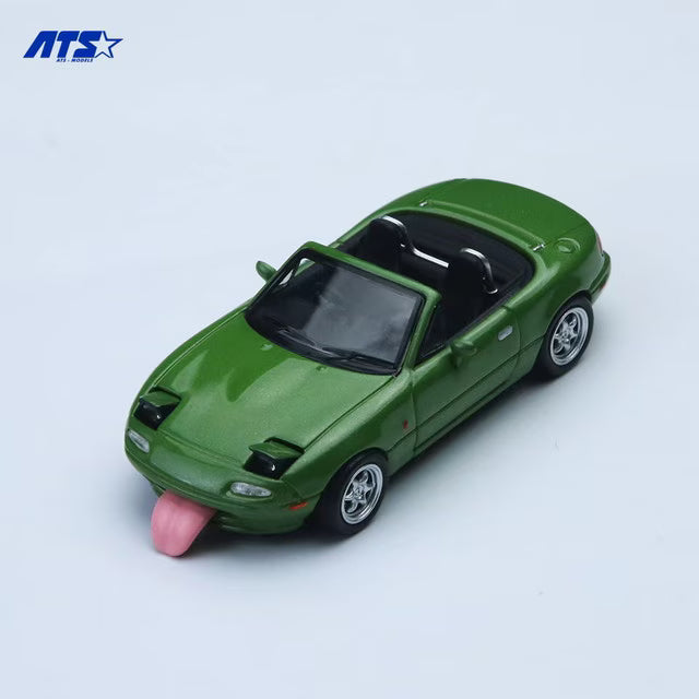 [ Pre-order ] ATS880105 ATS 1:64 Mazda Eunos Roadster MX-5 Eunos Roadster (NA/Miata) Green