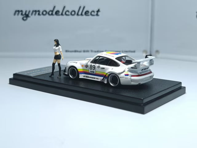[ Pre-order ] MC640023B MC Model Collect 1:64 RWB993 High Wing White Apple #89 Figure Included
