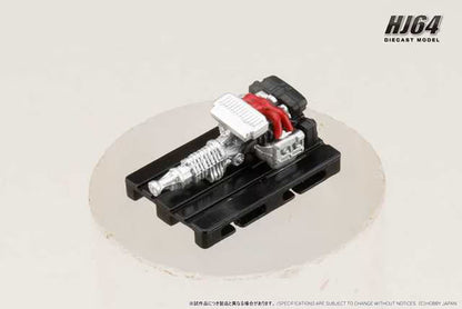 [ Pre-order ] HJ644068W Hobby Japan 1:64 Subaru S208 NBR Challenge Package Crystal White Pearl