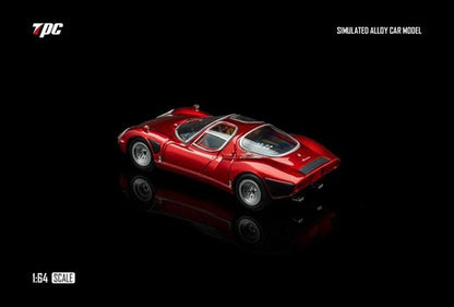 [ Pre-order ] TPC 1:64 Alfa Romeo Tipo 33 Stradale Metallic Red