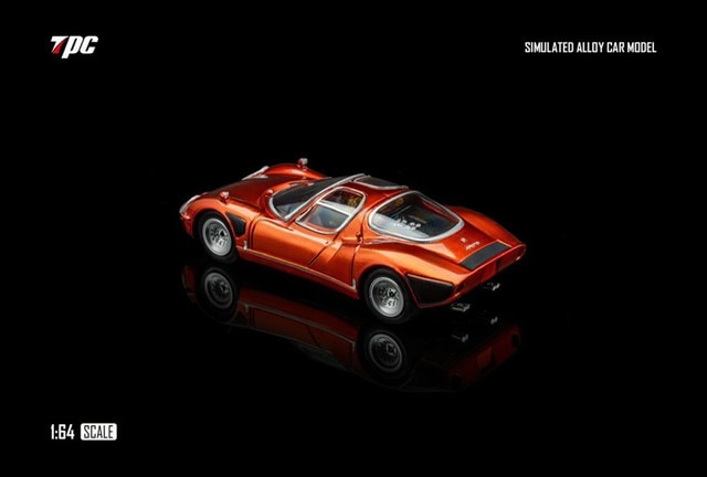 Pre-order ] TPC 1:64 Alfa Romeo Tipo 33 Stradale Metallic Orange