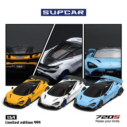 [ Pre-order ] SC64047 SUPCAR SC 1:64 McLaren 720S Silica White