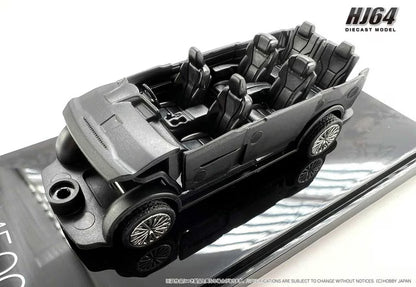 [ Pre-order ] HJ645076BBK Hobby Japan 1:64 Lexus LM Custom Version 6-Seater 500h (RHD) / Black Interior, Graphite Black, Glass Flake