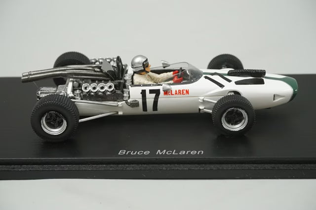 1:43 Spark S3121 McLaren M2B Mexican Grand Prix 1966 #17 B.McLaren