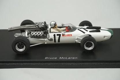 1:43 Spark S3121 McLaren M2B Mexican Grand Prix 1966 #17 B.McLaren