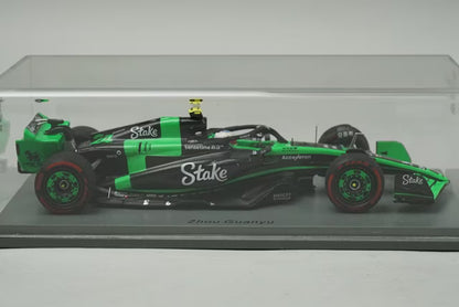 1:43 Spark S9531 Stake F1 Team KICK Sauber C44 Chinese Grand Prix 2024 #24 Zhou Guanyu