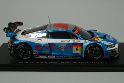 1:43 Spark SGT049 Audi R8 LMS GT300 Super GT 2022 #6 Yoshiaki Katayama / R. Melli