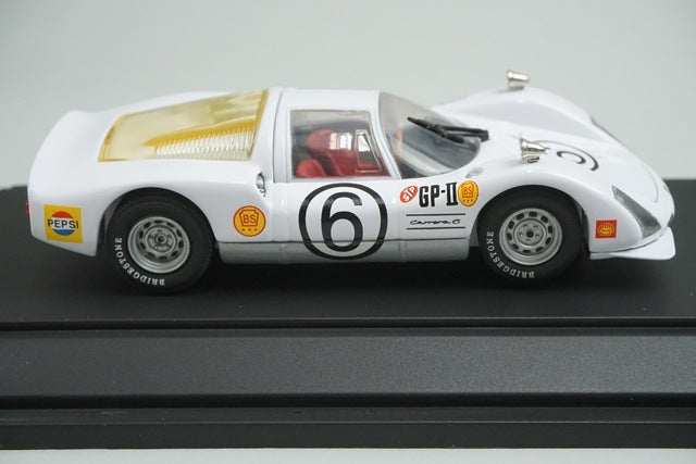 1:43 EBBRO 43371 Porsche 906 Carrera 6 Japanese GP 1967 #6 White model car