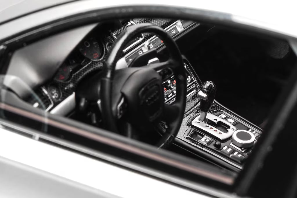 [ Pre-order ] MH030ISM MOTORHERIX 1:18 Audi A8 L W12 2008 Ice Silver Metallic