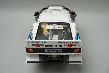 1:18 KYOSHO 08306J Lancia Rally 037 Safari 1985 #8 Martini