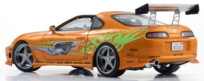 KS08975FF KYOSHO 1:18 Toyota Supra Turbo 1994 "Fast & Furious" (Orange Pearl)