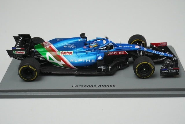 1:43 Spark S7858 Alpine A521 Abu Dhabi GP 2021 #14 F. Alonso