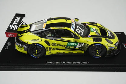1:43 Spark SG806 Porsche 911 GT3R Team SSR Performance Nürburgring DTM 2021 #92 M. Ammermuller