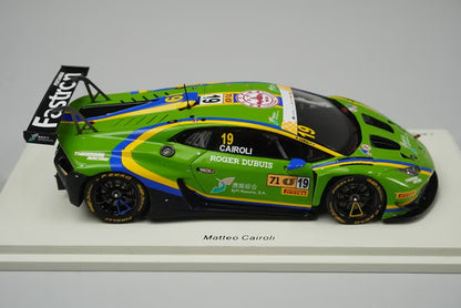 1:43 Spark SA295 Lamborghini Huracan GT3 EVO2 SJM VSR Theodore Racing #19 M. Cairoli, FIA GT World Cup Macau 2024
