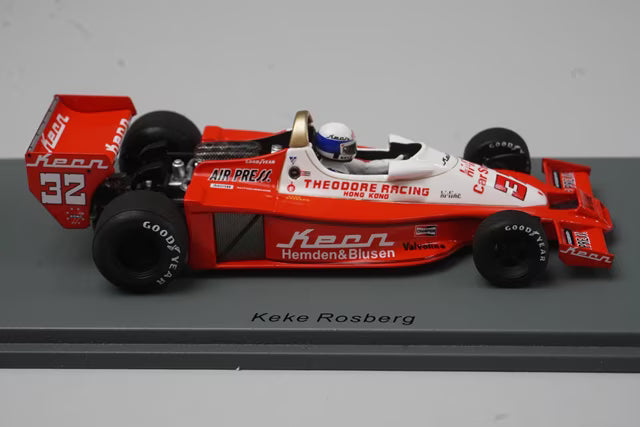 1:43 Spark S9999 Wolf WR3 German GP 1978 #32 K. Rosberg
