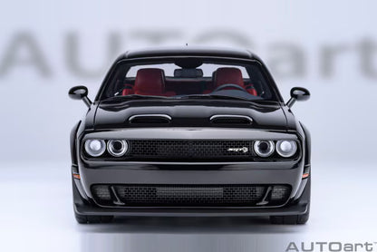 [ Pre-order ] 71765 AUTOart 1:18 Dodge Challenger SRT Super Stock 2023 (Black <Pitch Black>)