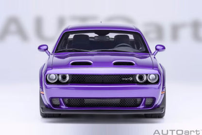 [ Pre-order ] 71768 AUTOart 1:18 Dodge Challenger SRT Super Stock 2023 (Pearl Purple <PLUM CRAZY>)