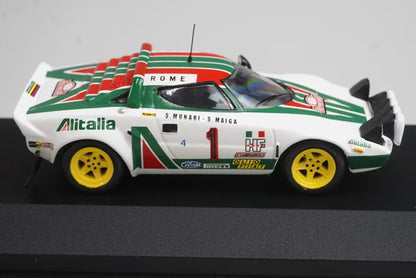 1:43 ixo ALT18 Rally Car Collection Custom Order Lancia Stratos Monte Carlo Rally 1977 #1 S. Munari / S. Maiga
