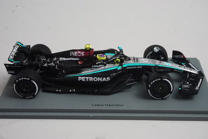 1:43 Spark S9513 Mercedes-AMG Petronas F1 Team W15 E-Performance Bahrain Grand Prix 2024 #44 L. Hamilton