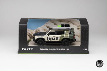 DTGHUF-001 GCD Gaincorp Products 1:64 Toyota Land Cruiser 250 Prado HUF x DiecastTalk Special Edition