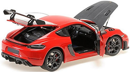 [ Pre-order ] 110062120 MINICHAMPS 1:18 Porsche Cayman GT4 RS 2024 Red Weissach Package