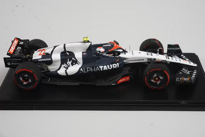 1:43 Spark SCS243 Suzuka Circuit Custom Scuderia AlphaTauri AT04 Levovo #22 Yuki Tsunoda, Japanese GP 2023