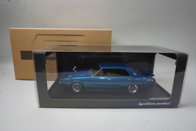 1:18 ignition model IG1982 Nissan Skyline 2000 GT-X (GC110) Blue Metallic