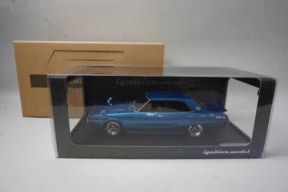 1:18 ignition model IG1982 Nissan Skyline 2000 GT-X (GC110) Blue Metallic