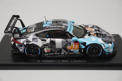 1:43 Spark S7039 Porsche 911 RSR Dempsey Proton Racing LMGTE Am class Le Mans 24 Hours Winner 2018 #77