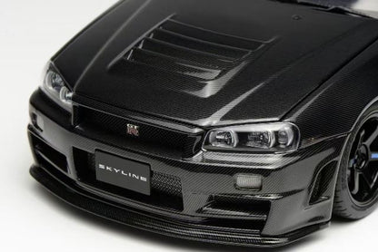 [ Pre-order ] M83413 MOTORHELIX 1:18 Nissan Skyline GT-R R34 CUSTOMIZED VERSION Carbon Fiber