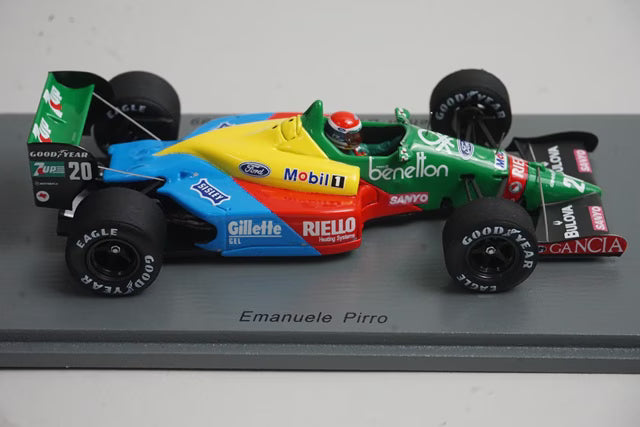 1:43 Spark S5206 Benetton B188 French GP 1989 #20 E. Pirro